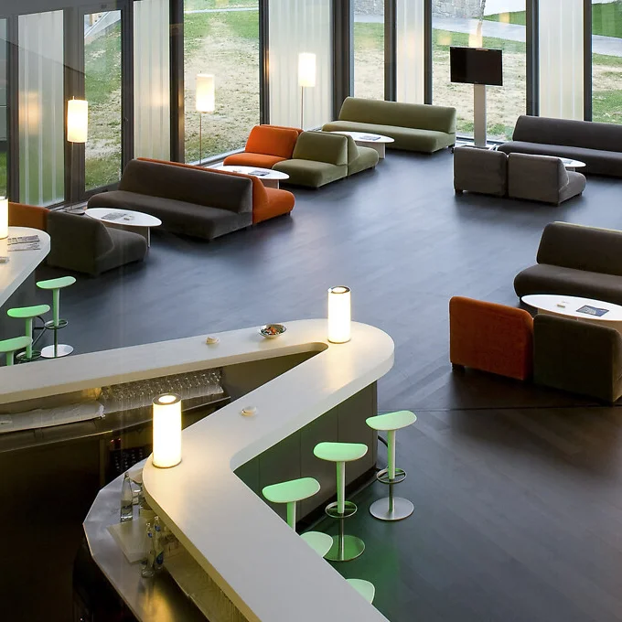 A lounge in Campus Belloch